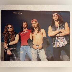 Spread Eagle Band Pinup